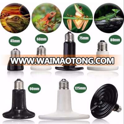 Far Infrared Ceramic Heat Emitter 220-230V Heating Lamp White For Heating/Chicken coops/Brooding/Grow Heater Light Bulbs